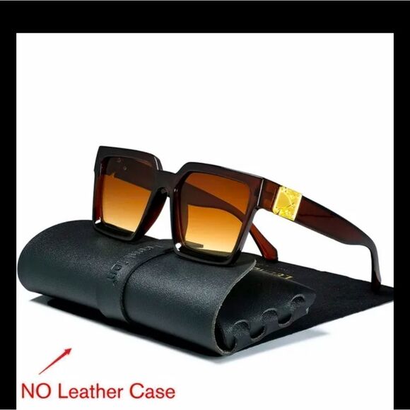 NWOT Square Tortise shell Sunglasses - Picture 1 of 3